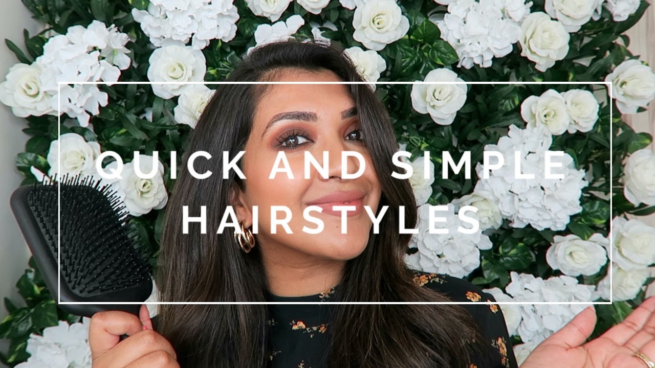 Quick and Simple Hairstyles | Vithya Hair and Makeup