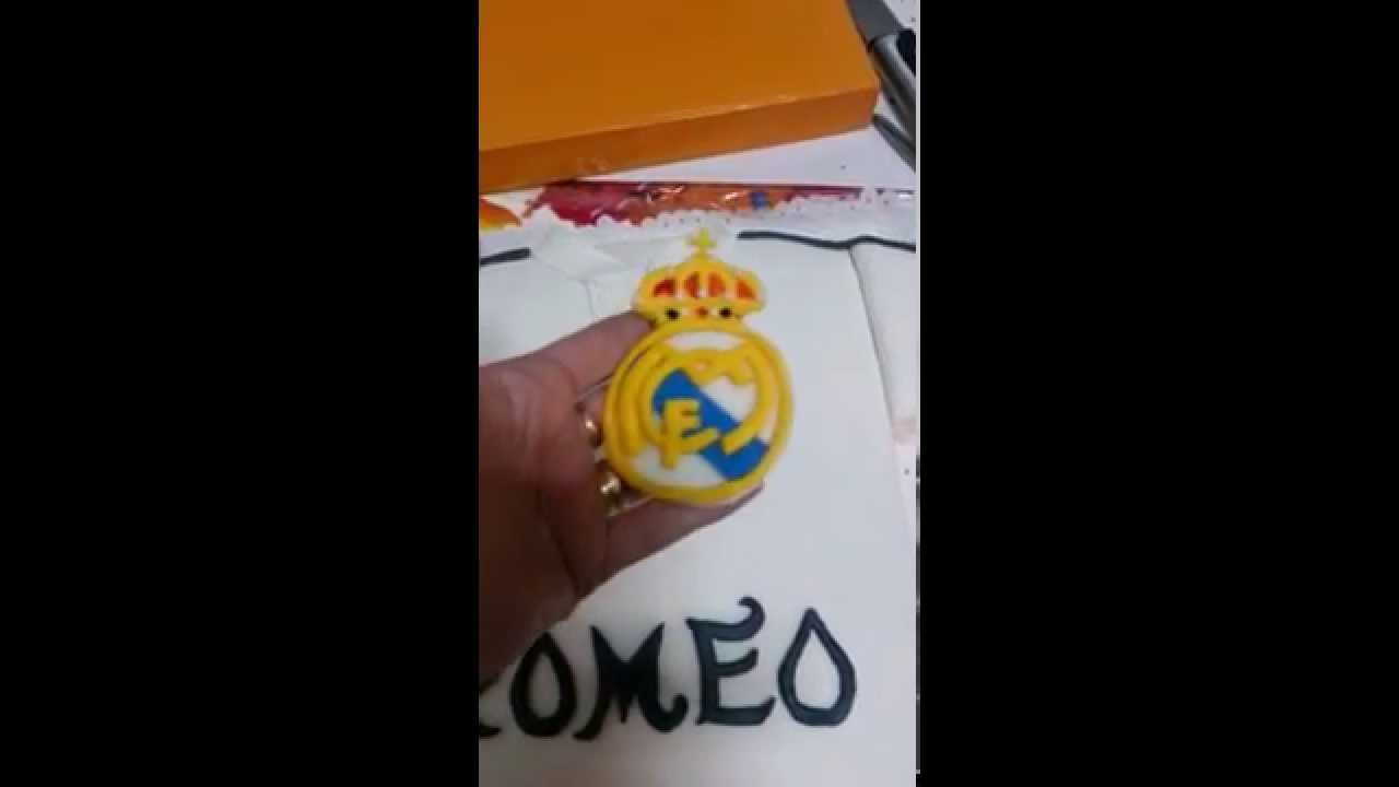 Tarta camiseta de Real Madrid