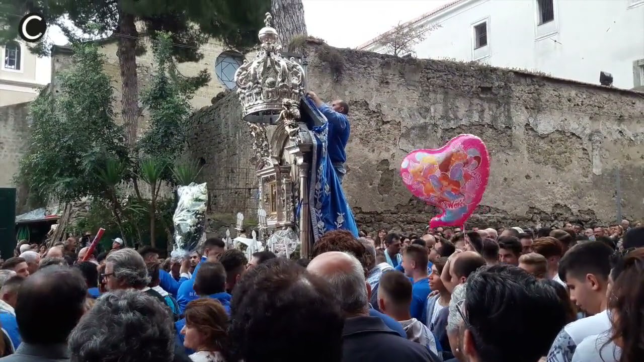 Casaluce, Madonna di Casaluce: il passaggio del Simulacro (15.10.16)