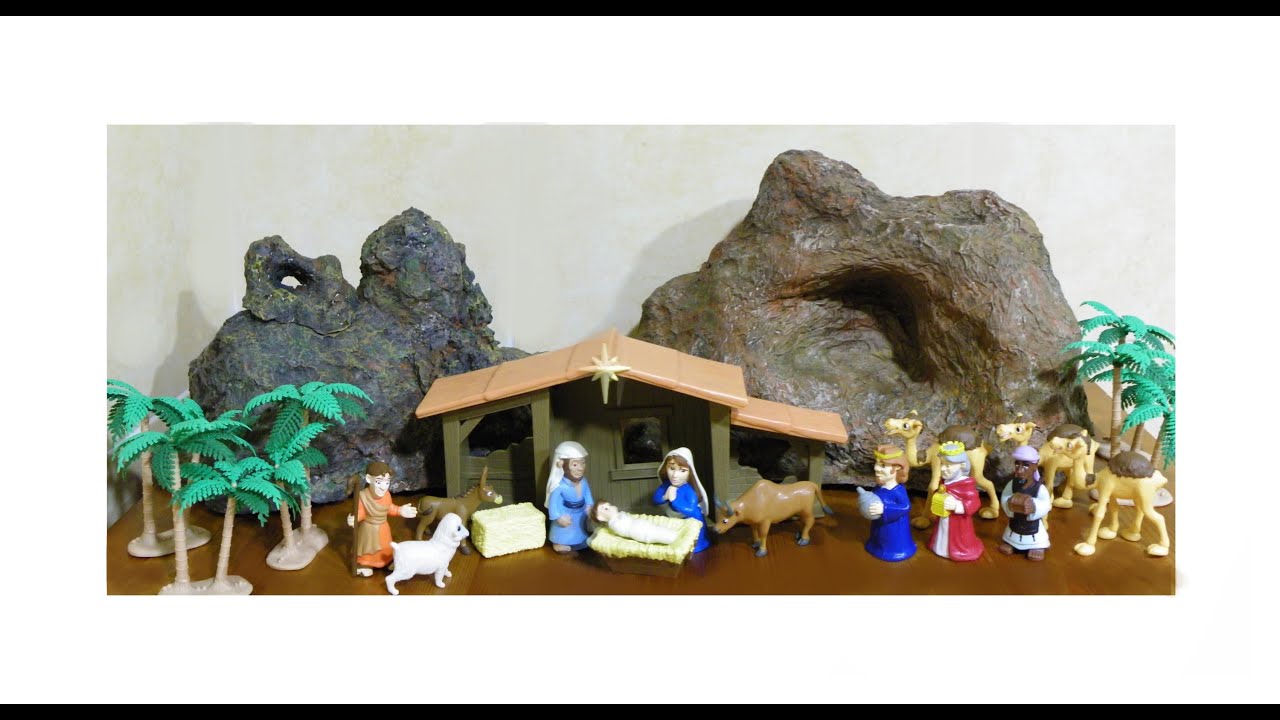 Como Hacer una Montaña Decorativa para Maquetas, Decorados o Portal de Belén Navideño,  ( Parte I)