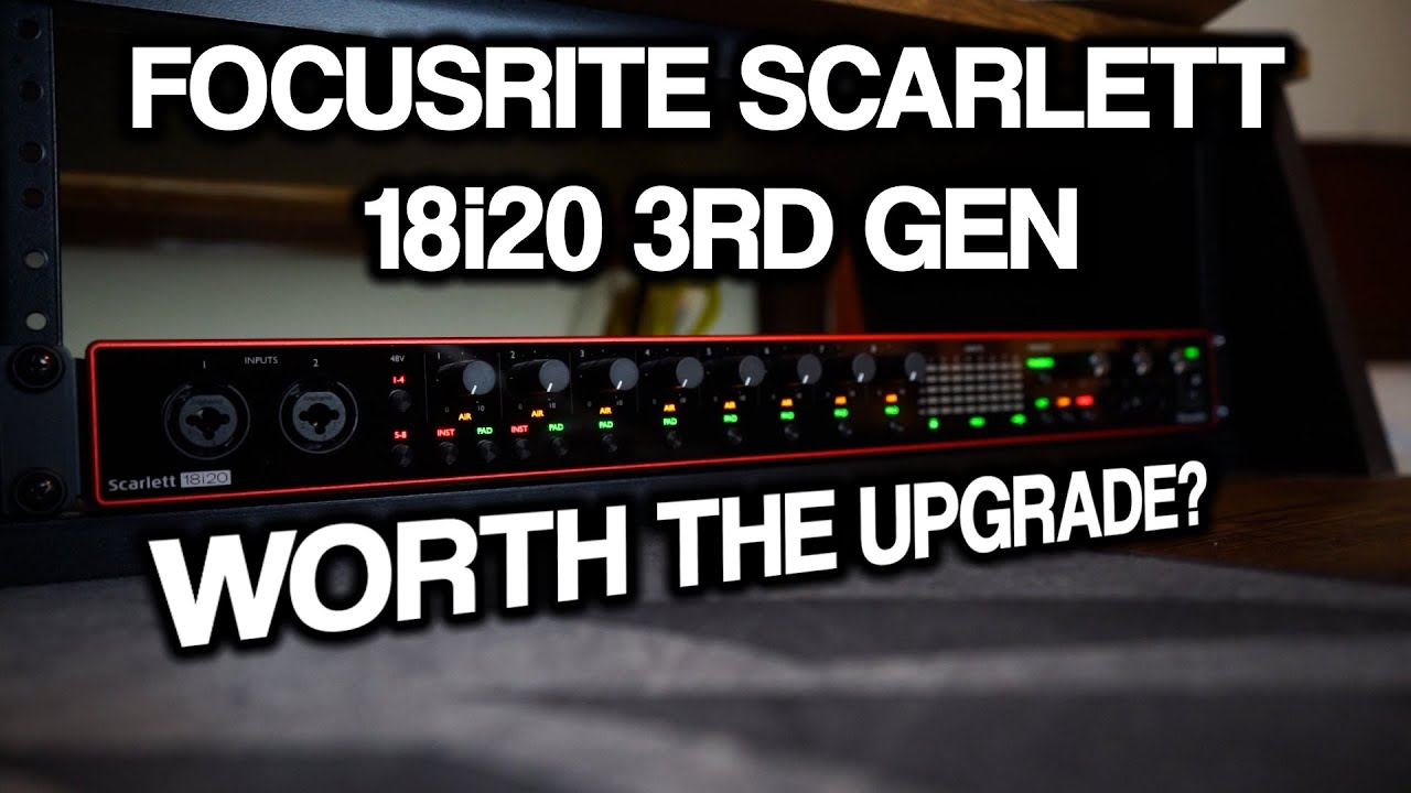 Focusrite Scarlett 18i20 3-го поколения &mdash; все еще хорош в 2025 году?