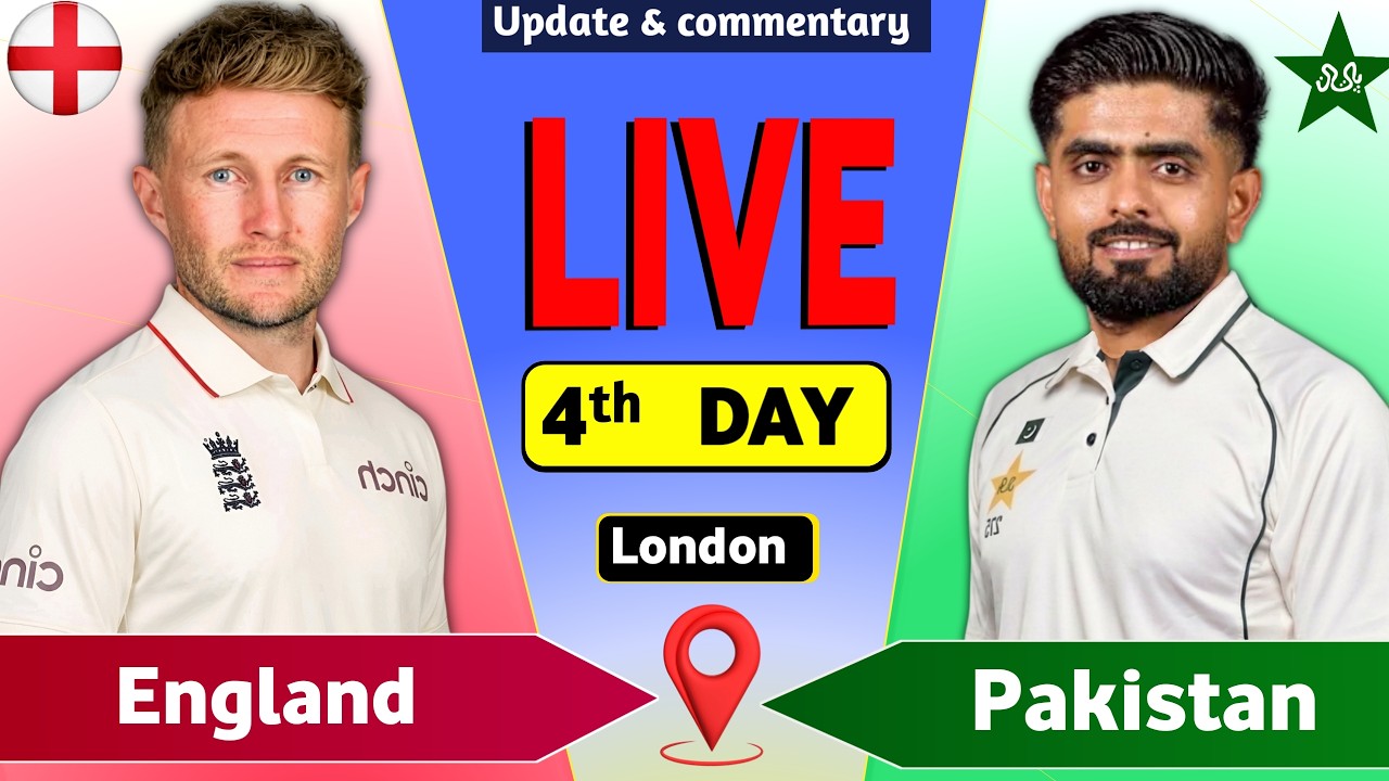 Pakistan vs England  - Final DAY | PAK vs ENG 2nd Test  Live Cricket Score |  PAK BAT