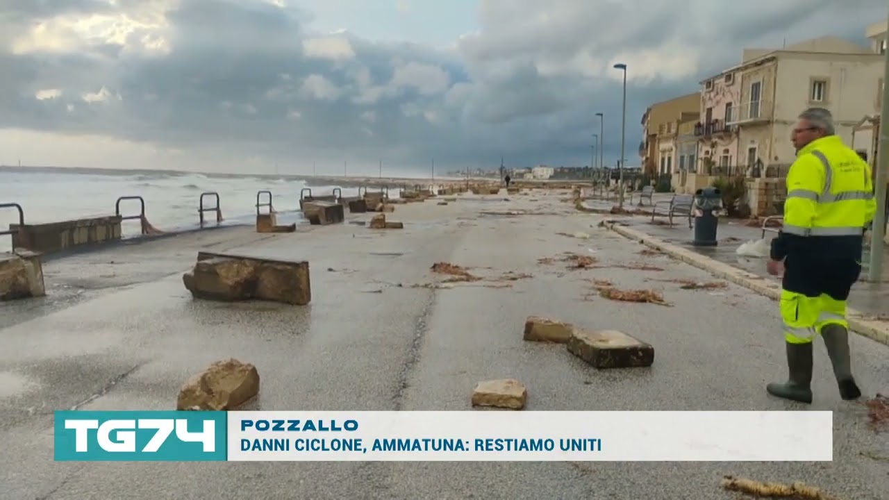 POZZALLO - DANNI CICLONE, AMMATUNA; RESTIAMO UNITI