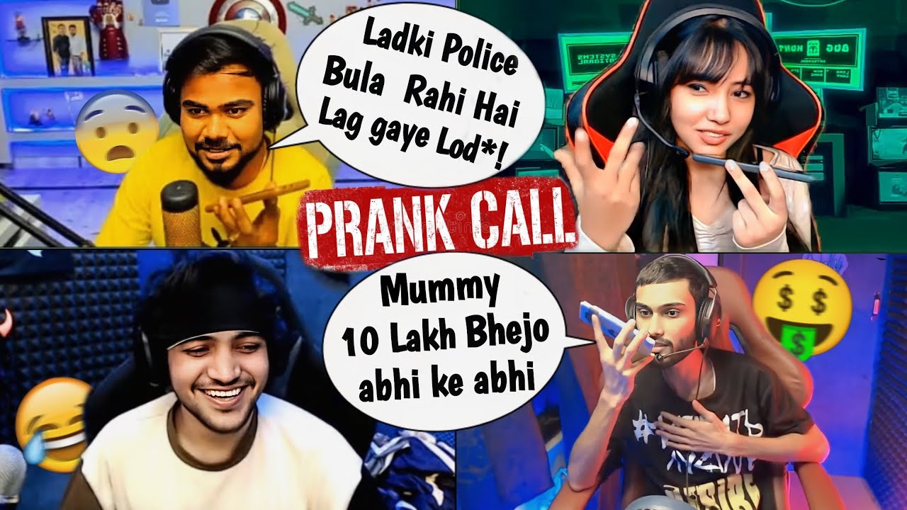Prank Call Gone Wrong On Live Ft @AntaryamiGaming @legend_yt @NinjaLio