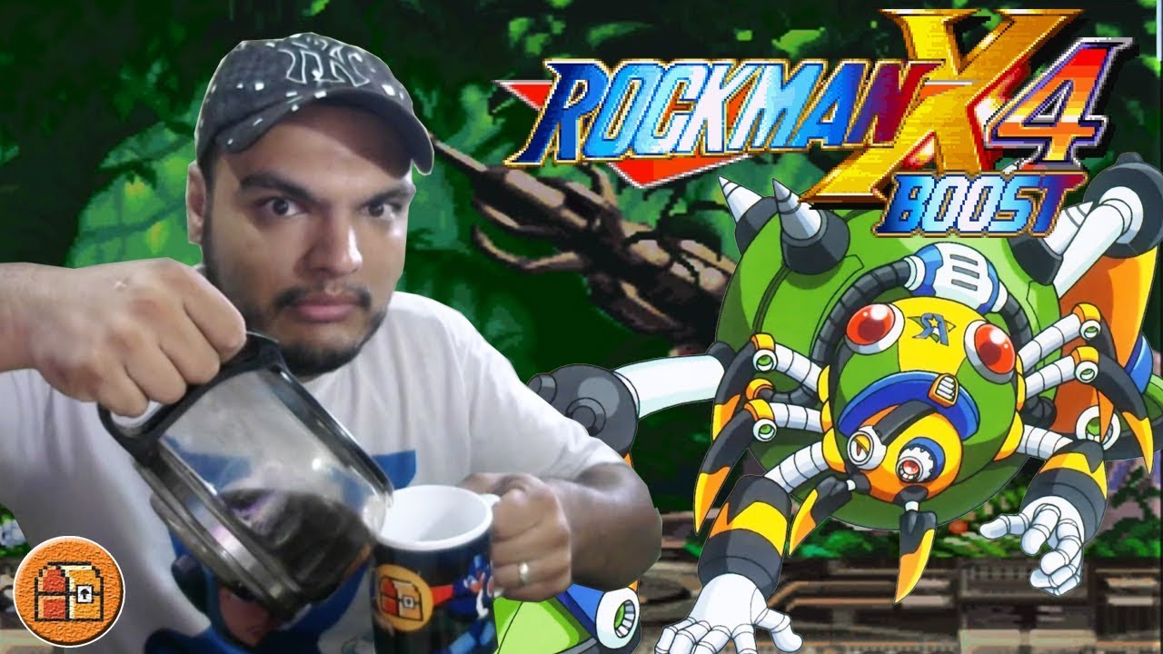 DERAM MUITA CAFEÍNA PRA ESSA HACK! ROCKMAN X4 BOOST [ASIAN MOD]