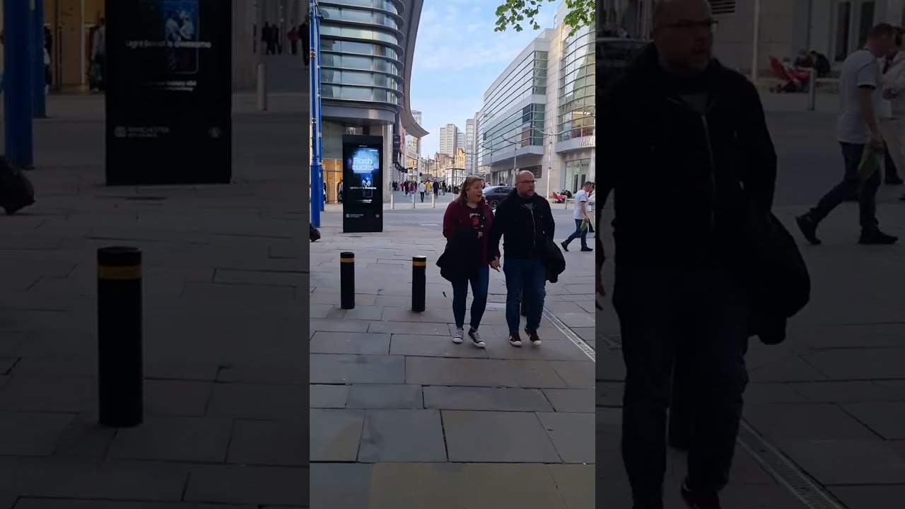 St Annes Square, Manchester, Easter Saturday, April 2023.