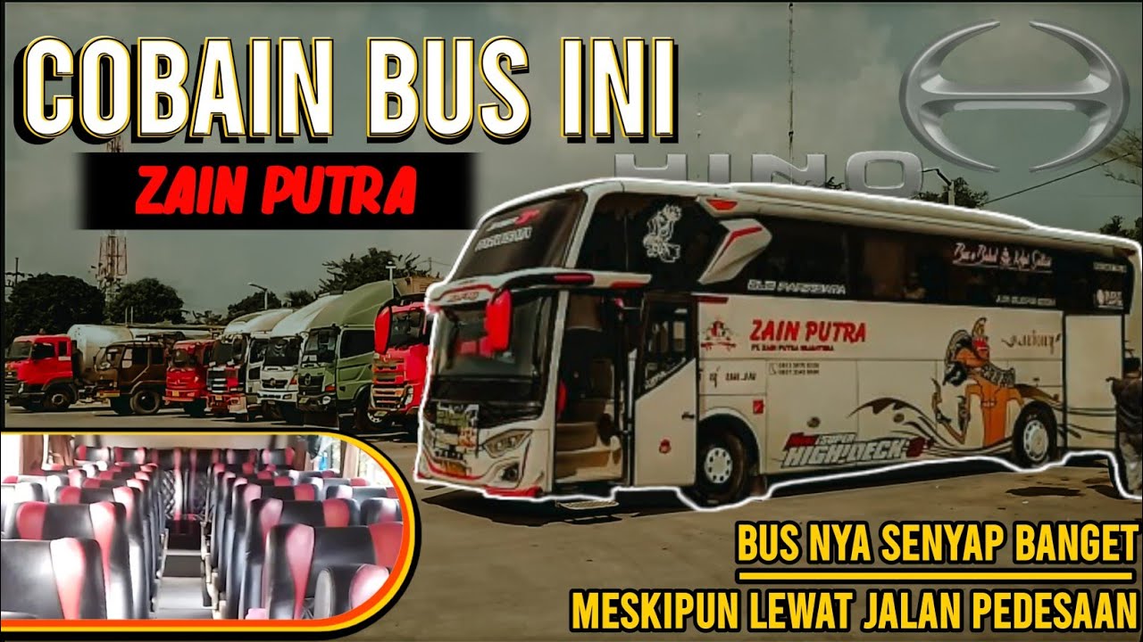 SENYAP BANGET PAS LEWAT JALAN PEDESAAN😲 , Cobain bus Zain Putra bus pariwisata asal Kediri | MAZA