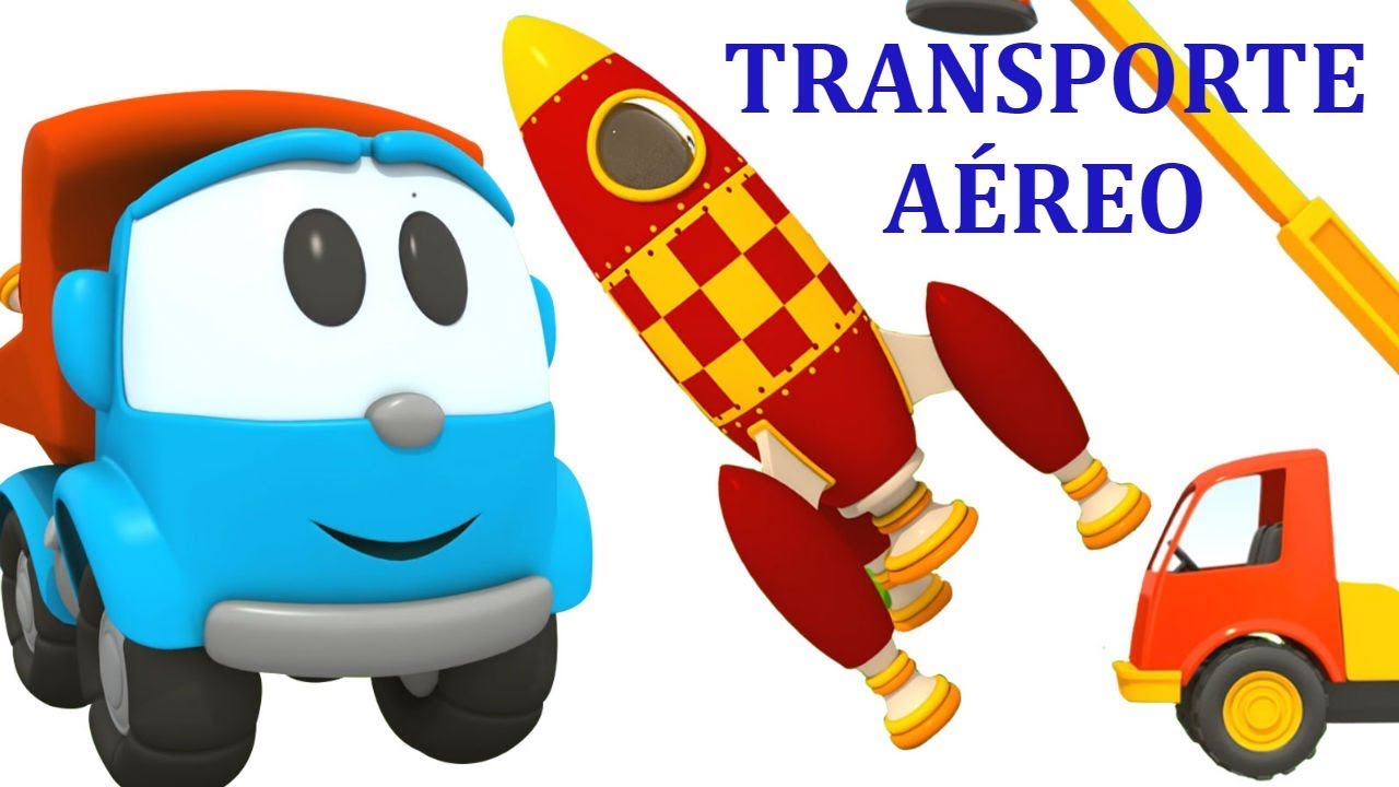Transporte Aéreo.  Léo o caminhão curioso. Coleçao