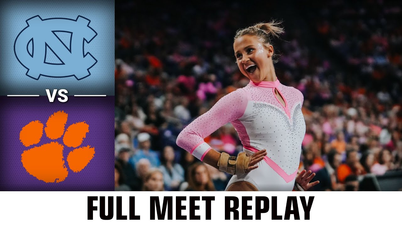 North Carolina vs. Clemson Full Meet Replay | 2024 ACC Gymnastics