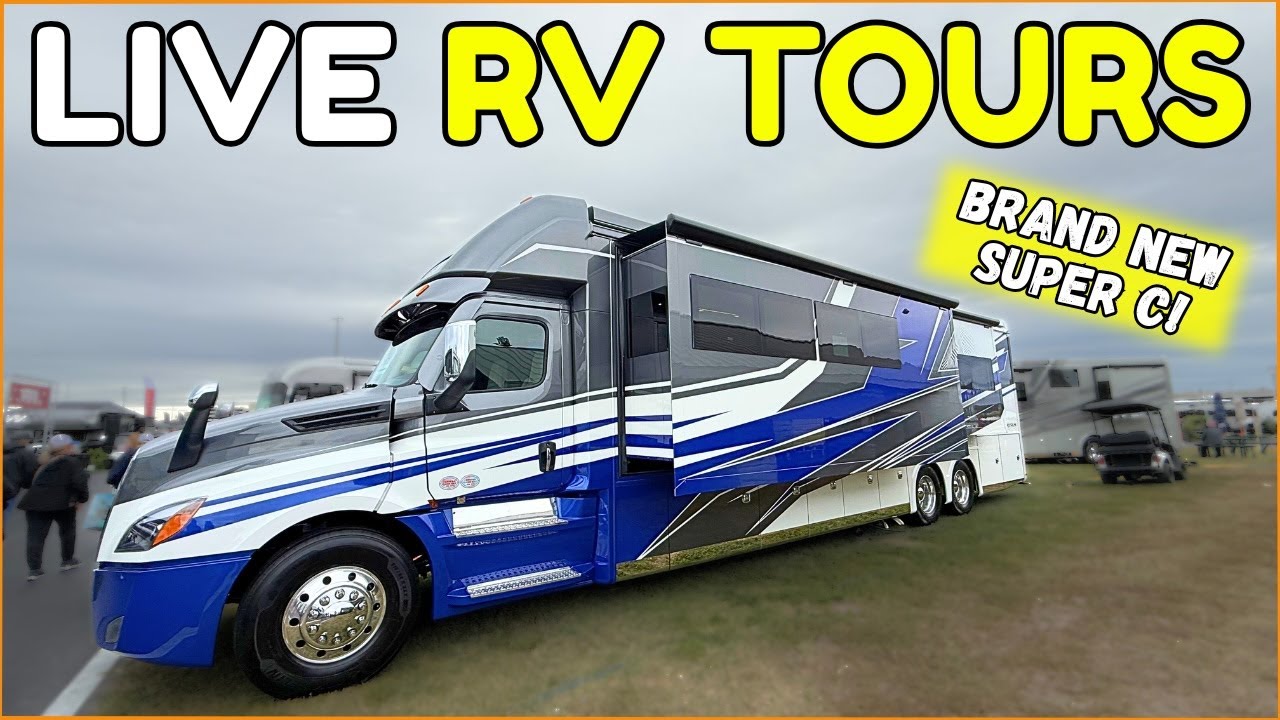 BRAND NEW Entegra Centurion Super C & More Live Tours From The Florida SuperShow!