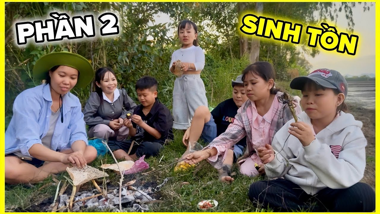 Bữa ăn đơn sơ giữa c&aacute;nh đồng hoang v&agrave; con đường sinh tồn kh&oacute; khăn || B&eacute; Hạt Ti&ecirc;u