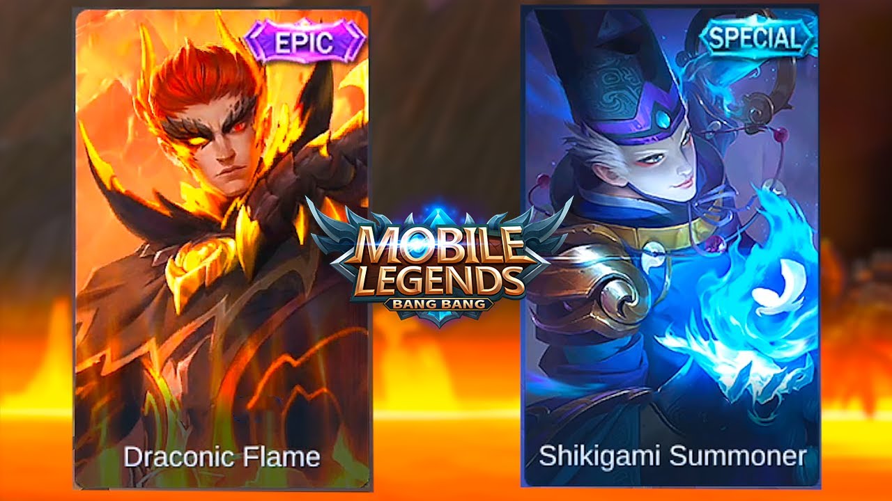 Valir | Draconic Flame Skin VS Shikigami Summoner Skin | Mobile Legends: Bang Bang