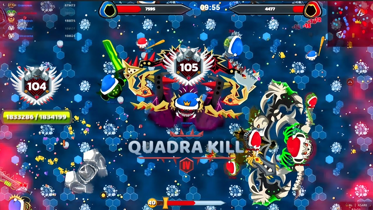 Evowars.io🕹️Hành trình lên rank 105 | Quadra kill thần sầu