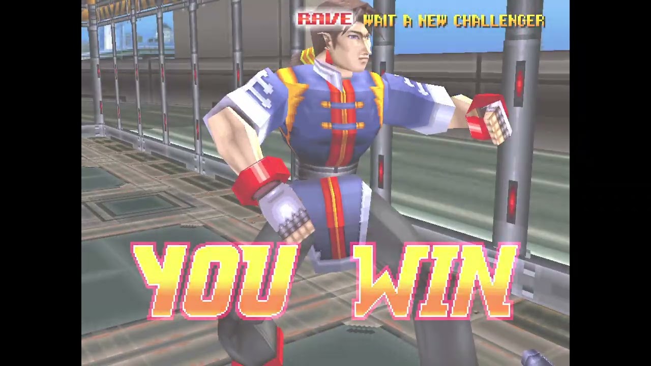 Long Arcade Mode (1 Round Dfault%) IGT: 2.56.68