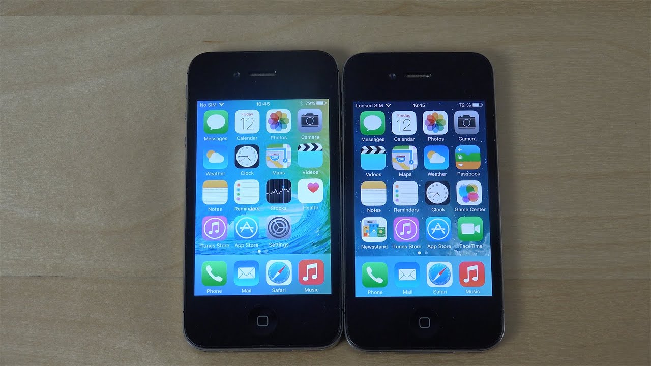 iPhone 4S iOS 9 Beta vs. iPhone 4 iOS 7 - Which Is Faster? (4K)