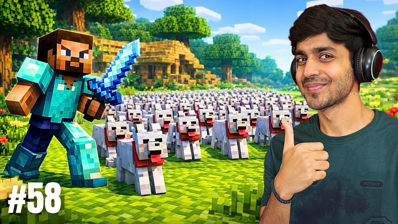 My INSANE Dog Army in Survival World