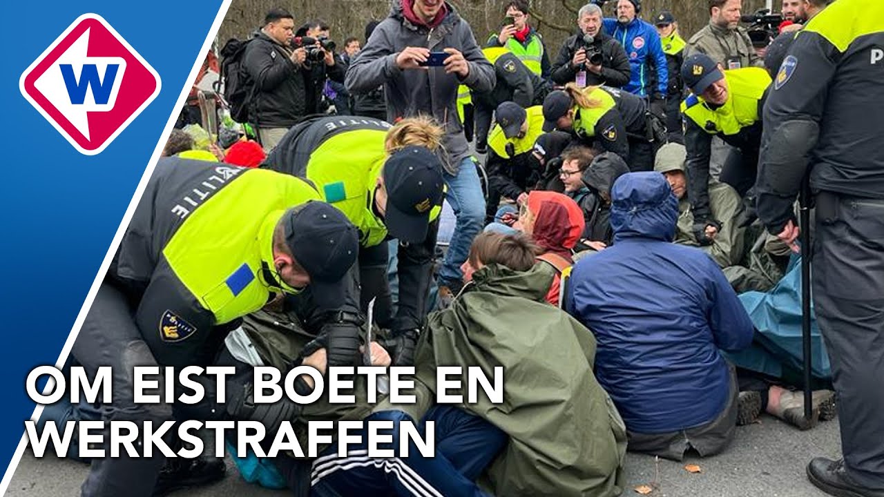 Actievoerders van Extinction Rebellion staan voor de rechter