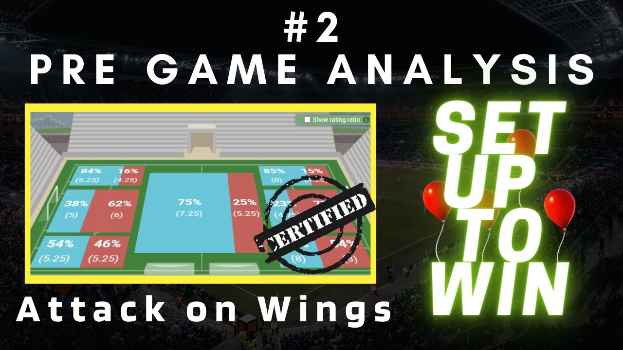Hattrick Pre Match Analysis - Tactics Guide: How to Win a match playing towards the wings (CRUCIAL)