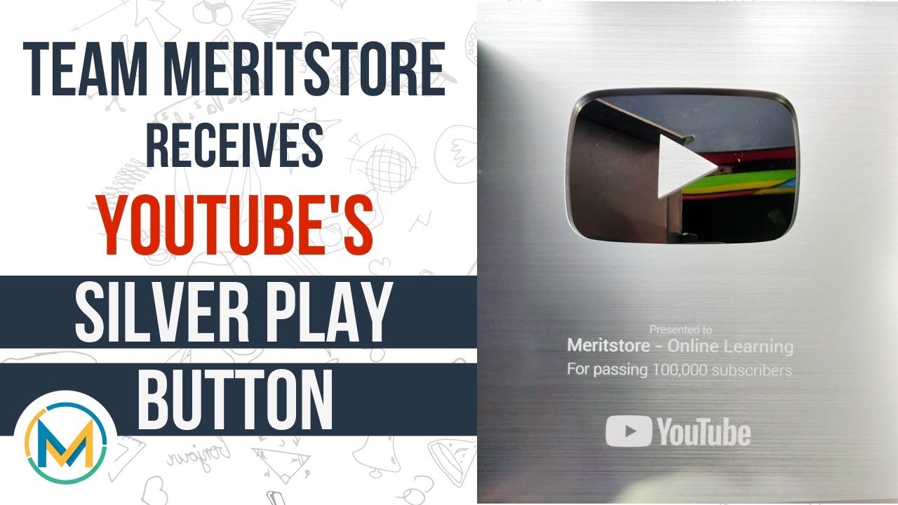 Team Meritstore Receives YouTube's Silver Play Button !