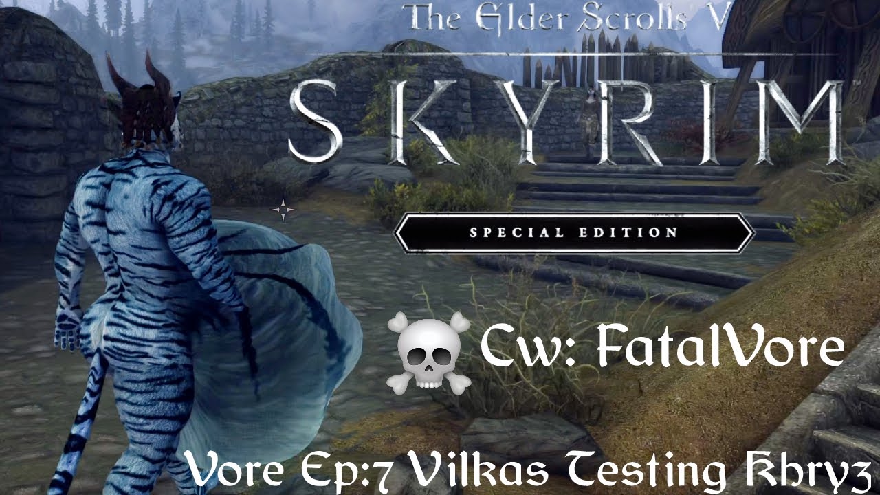 Skyrim Vore Ep7: Vilkas Tests Khryzz. 💀 (DevourmentMod)