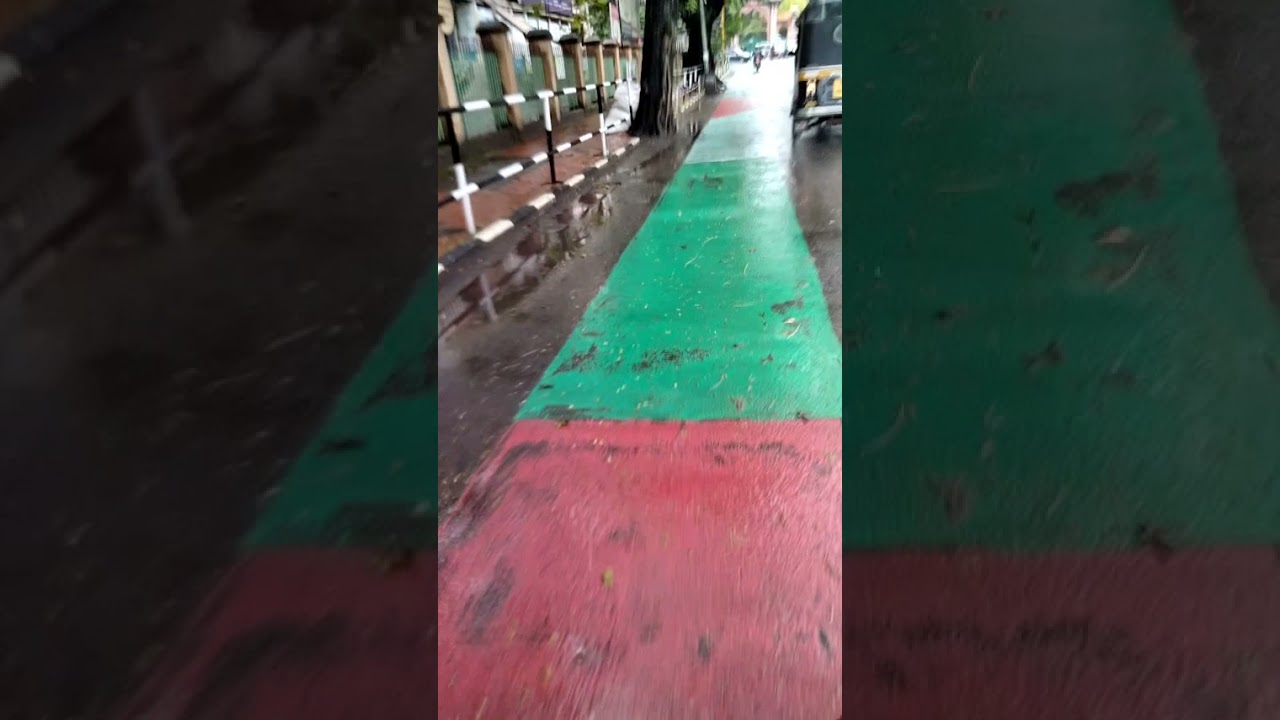 Cycle tracks as part of Smart Road Projects🚴 Trivandrum