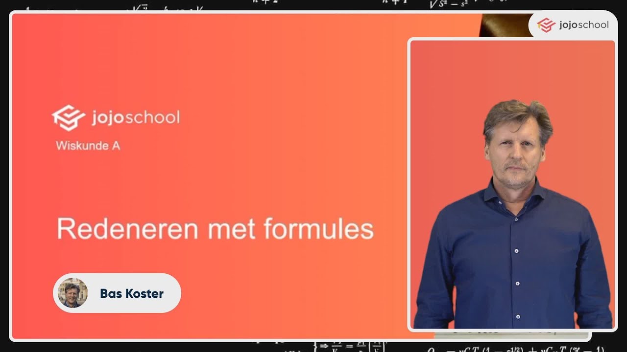 Redeneren met formules - Wiskunde A - HAVO & VWO