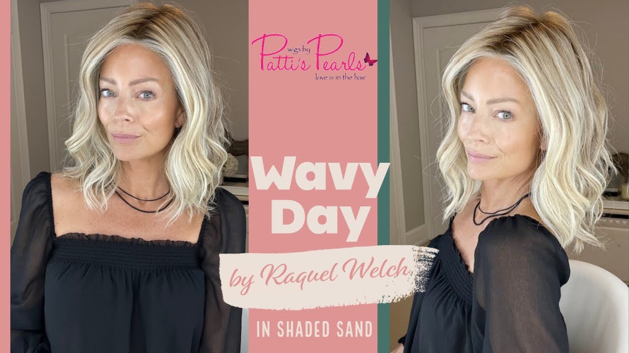 Wig Review:  WAVY DAY by Raquel Welch in Shaded Sand for WigsByPattisPearls.com