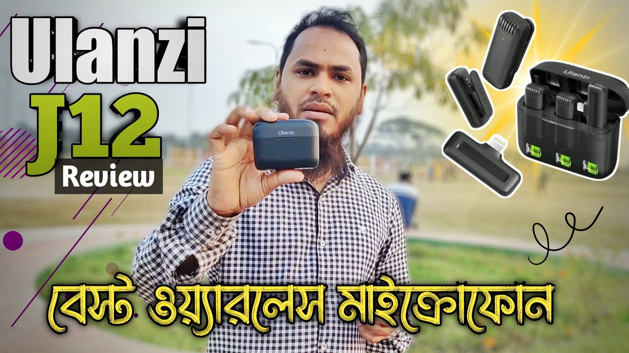 Wireless Microphone Ulanzi J12 | Wireless Microphone Full Review | Ulanzi J12 Microphone Review