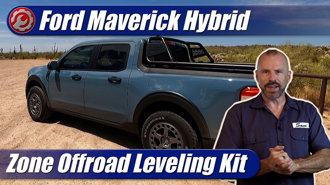 Ford Maverick 2022-2025: обзор комплекта для выравнивания подвески Zone Offroad