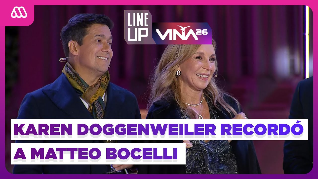 #Vi&ntilde;a2026 | Karen Doggenweiler record&oacute; el fen&oacute;meno de Matteo Bocelli en Vi&ntilde;a 2025