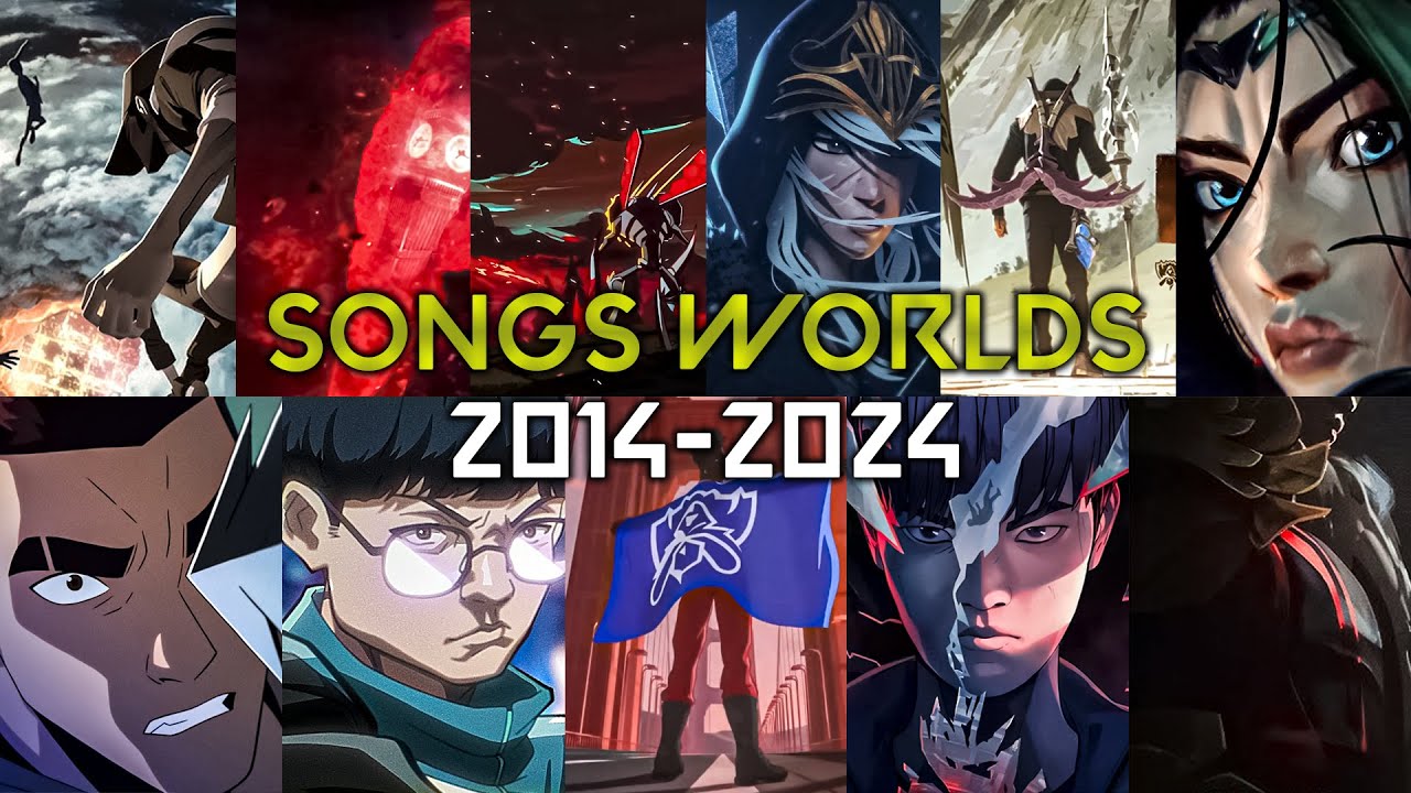 ALL SONGS WORLDS (2014-2024) // LEAGUE of LEGENDS