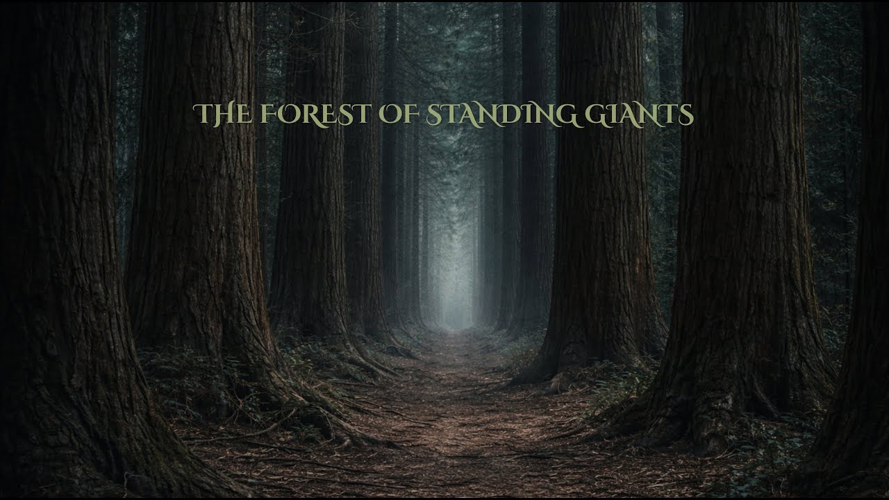 🌲 THE FOREST OF STANDING GIANTS | Ancient Forest Path (Dark Fantasy Ambience)