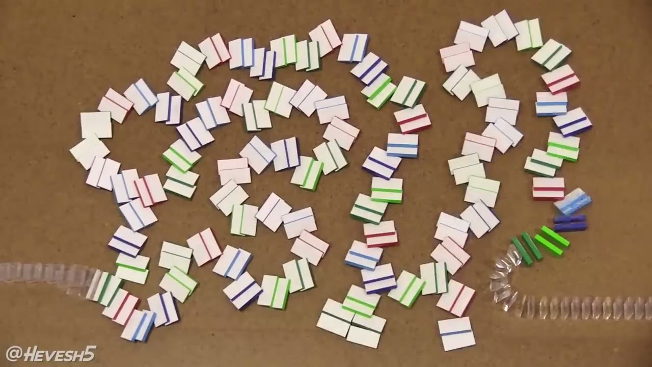 30 Minutes of the MOST SATISFYING Domino Topples - No Music