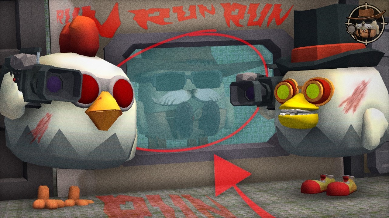 😱MYTHS LOCKED ME IN THE MYTH LAB AT CHICKEN GUN! MYTH HUNT #9