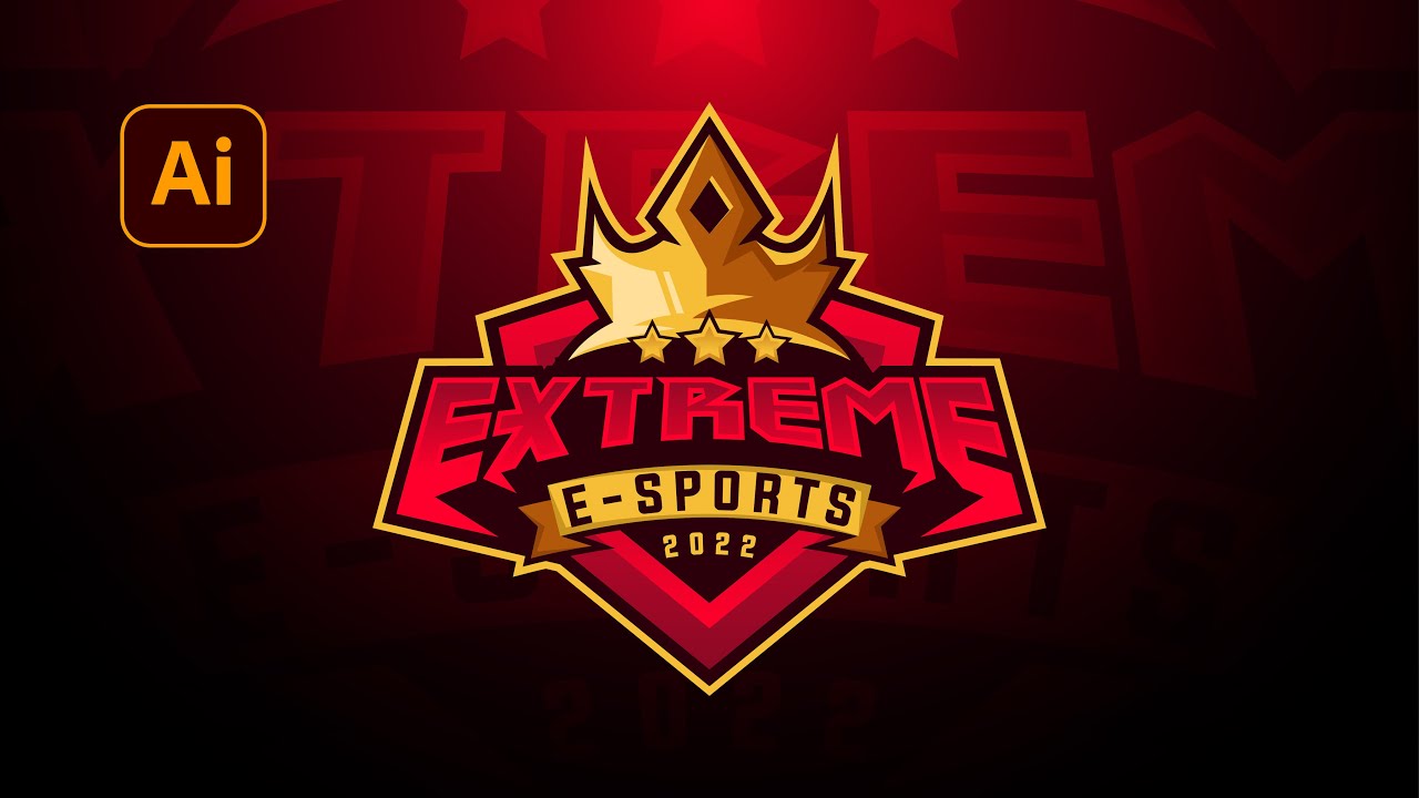 How to make an eSports Gaming Logo Design - Gaming Logo Process