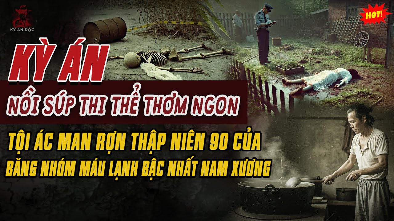 🚨Kỳ Án Trung Quốc Mới: NỒI SÚP THI THỂ THƠM NGON BÉO NGẬY Tội Ác Man Rợn Bậc Nhất Thập Niên 90