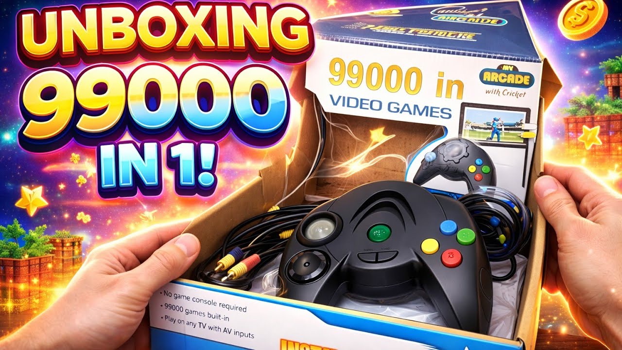 99000 video game unboxing 🕹️🎮