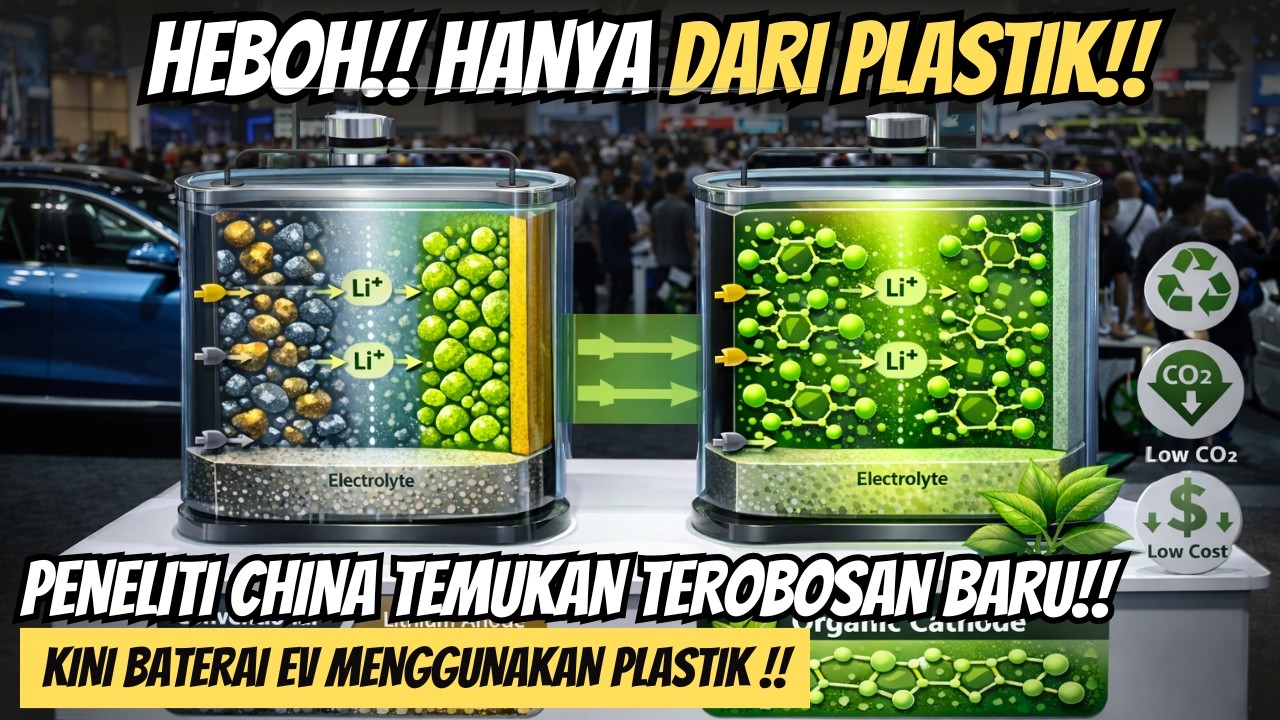 GILA!! CHINA BIKIN BATERAI MOBIL LISTRIK DARI PLASTIK! ANTI MELEDAK, TAHAN -70°C - 80°C!