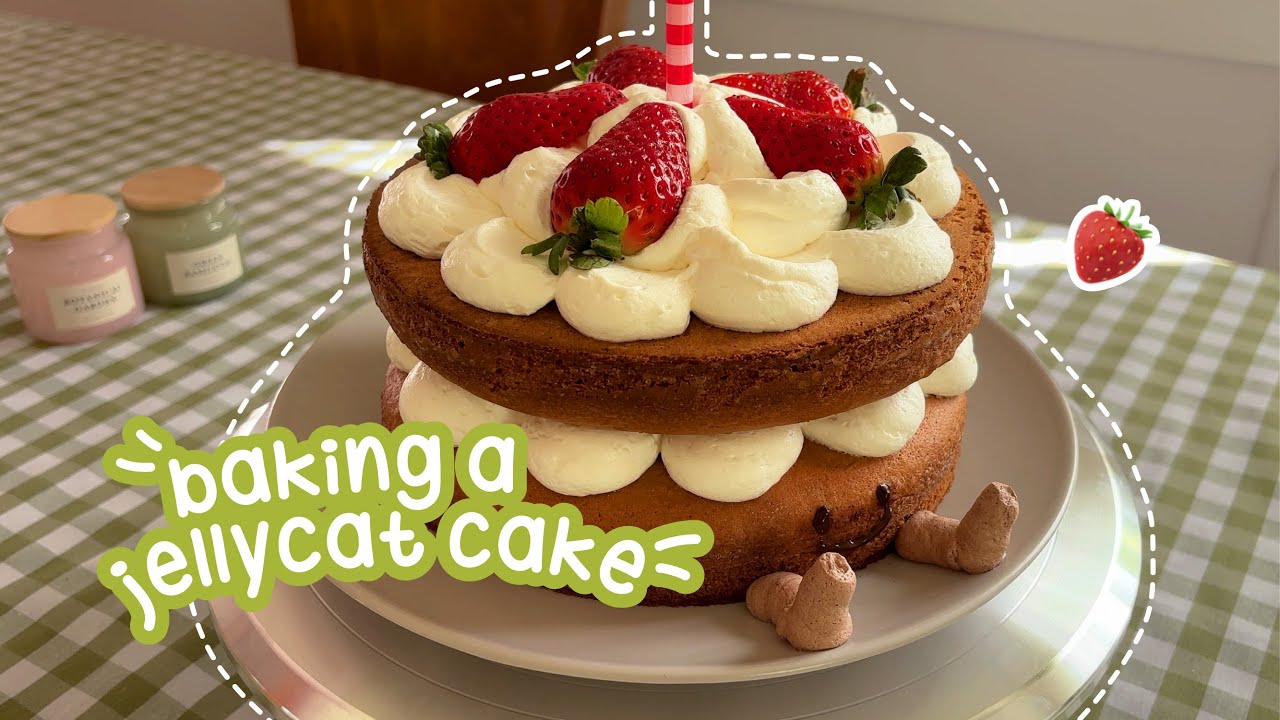 bake a jellycat birthday cake with me | gin 🌷