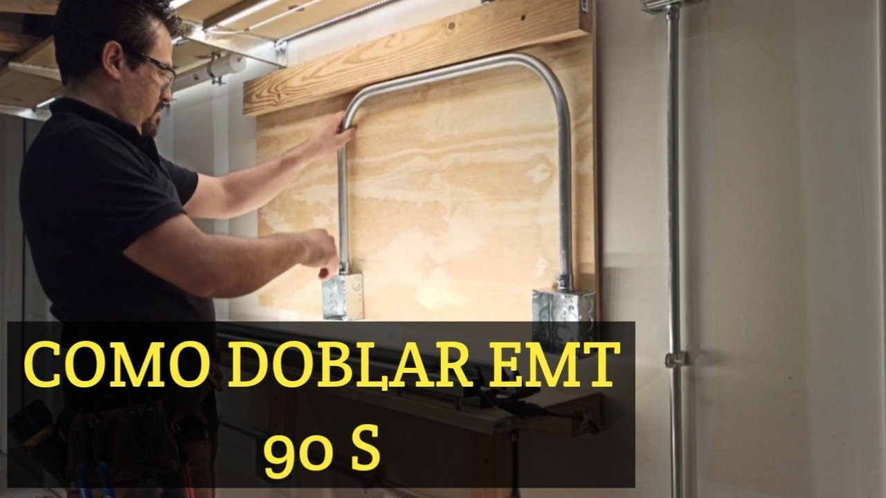 COMO DOBLAR EMT CODOS 90 GRADOS
