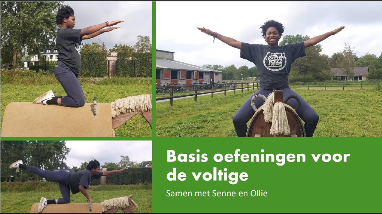 Basis oefeningen voor voltige | samen met Senne en Ollie