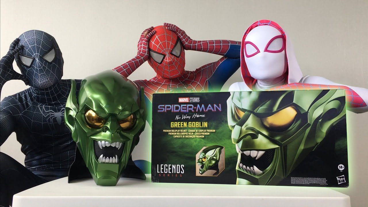 SpiderGwen Surprise GREEN GOBLIN MASK to Spiderman Bros