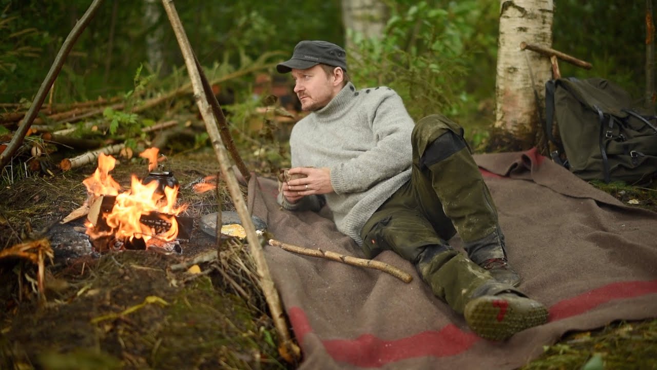 Two days of rain and bushcraft