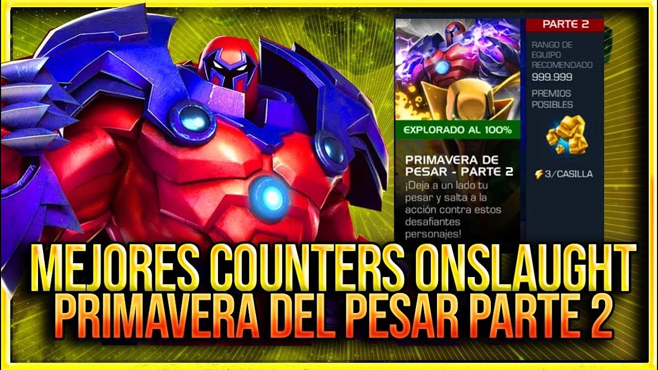 C&Oacute;MO DERROTAR A *ONSLAUGHT* APRENDE A ELUDIR SU ESPECIAL 1 💀🔥| MEJORES COUNTERS | MCOC