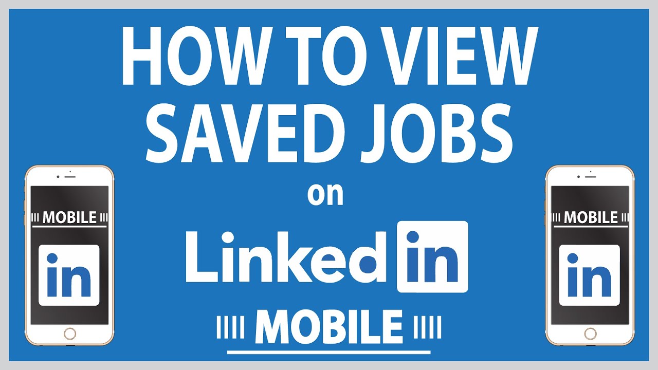 How To View Your Saved Jobs On The LinkedIn App | Mobile | *2022*