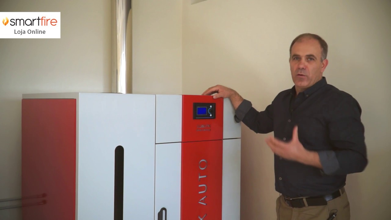 Caldeira a Pellets Automática Hydromatik EVO 27-34 da Olimatik - Smartfire