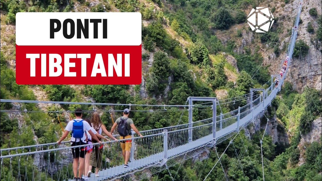 I 5 PONTI TIBETANI più lunghi d'Italia - ingegneria sospesa in quota
