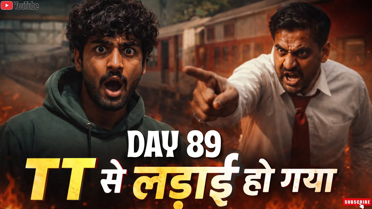TT से लड़ाई हो गया 😡| Day 89 | Daily Vlog | Middle Class Vlog | Travel Vlog | Ladai Ho Gaya | Train🚆