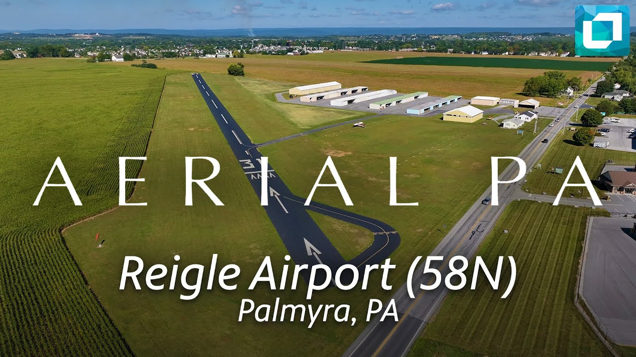 Reigle Airport (58N), Palmyra, PA | Aerial PA
