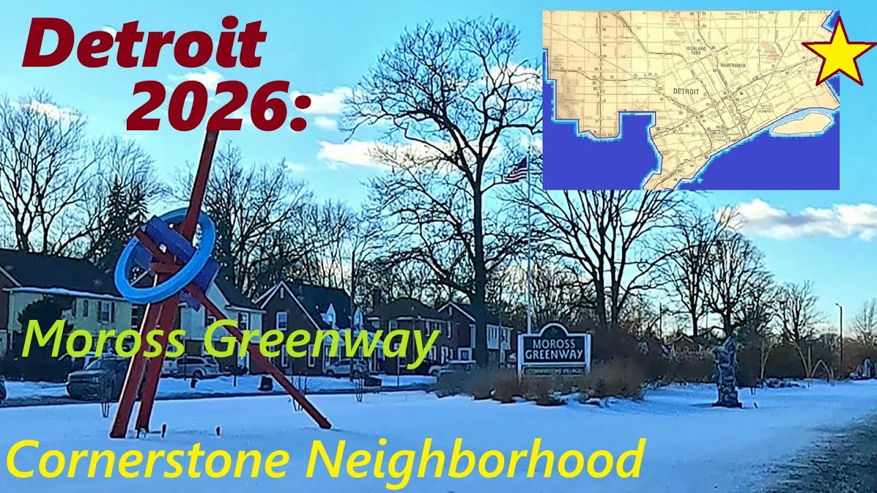 Moross Greenway; Cornerstone Neighborhood; Detroit's Far East Area. Henry Ford Health St. John Hosp.